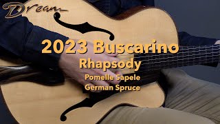 Dream Guitars - 2023 Buscarino Rhapsody, Pomelle Sapele & German Spruce #guitardemo #archtopguitar