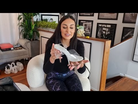 Ashley Unboxes Some Pleaser Silver Chrome 6 Inch High Heel Platform Shoes