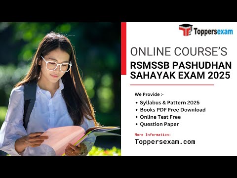 RSMSSB PASHUDHAN SAHAYAK Mock Test Free, Update Syllabus & Pattern 2025, PDF Book, Important MCQs