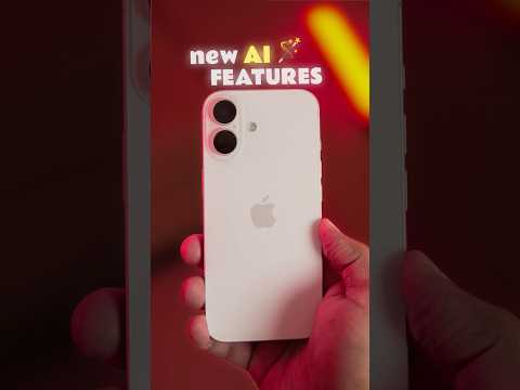 new AI features 🪄 iPhone 16 🔥 #shorts #iphone16 #AI