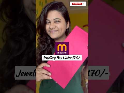 Meesho Jewellery Box @170/-✨ #youtubeshorts #youtube #meesho #shorts #video #shortvideo #trending