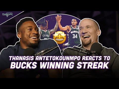 Thanasis Antetokounmpo REACTS to the Milwaukee Bucks WINS over Indiana and Charlotte.