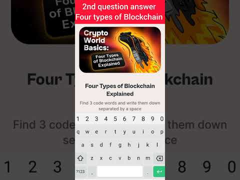 hot wallet answer | four types of blockchain | here wallet answer