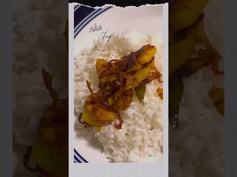 Quick & Easy aloo Fry #viralreels #food #foodie #potato #potatorecipe