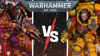 Imperial Fists vs Iron Warriors | Warhammer 40k Battle Report