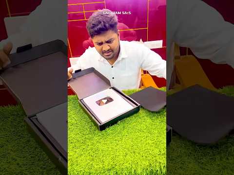 Silver Play button மாதிடாங்க 😱🤯 #shorts #youtubesilverbutton #playbutton #silverplaybutton