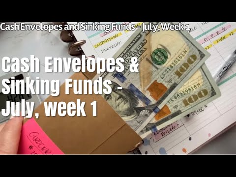 Stuffing CASH ENVELOPES & SINKING FUNDS - July, Week 1 | Dave Ramsey Inspired | Zero Based Budget