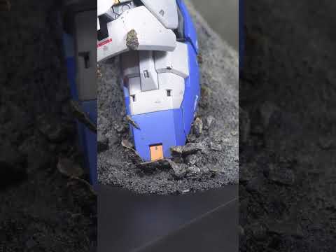 RG 1/144 Nu Gundam v.s. Sazabi Diorama Part 1