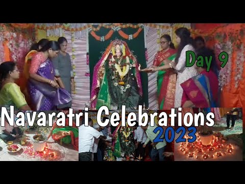 Navaratri Celebrations| Durga Mata day 9| Sri Raja Rajeshwari Devi | Dark Green colour | Jammi Puja