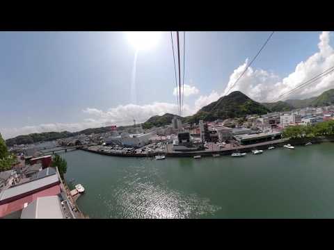 【4K 伊豆の絶景】下田市・下田ロープウェイ Shimoda Ropeway ～車載動画 (下田駅から山頂まで)～