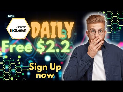 DAILY FREE 2.2$ USDT EARNING | FREE USDT WEBSITE 2024 | FREE CRYPTO EARNING