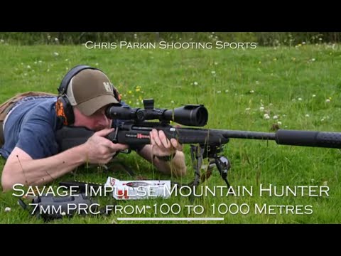 7mm PRC at 1000 metres, Savage Impulse Mountain Hunter straight pull and Night Pearl Manul scope