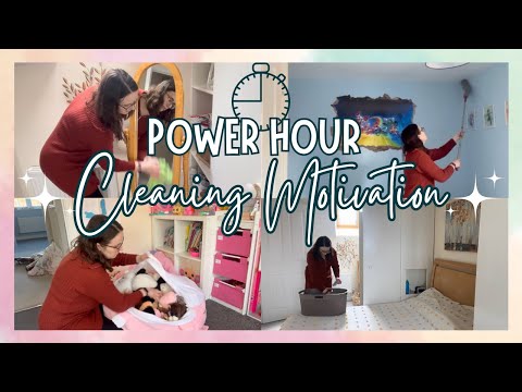 POWER HOUR CLEANING MOTIVATION | CLEAN WITH ME UK