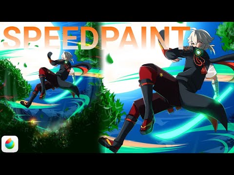 [SPEEDPAINT] Kazuha - Genshin Impact (MEDIBANG PAINT)