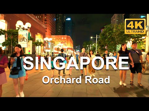 Orchard Road Singapore Night Walk October 2024 | 4K HDR Walking Tour