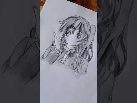 Trying Anime For First Time 🔥🙂 । #shorts #art #anime #jjk