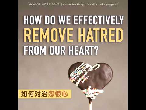 如何对治怨恨心？HOW DO WE EFFECTIVELY REMOVE HATRED FROM OUR HEART?【中英】卢台长 · 节目问答