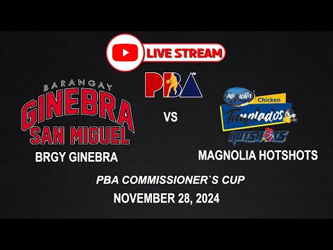 LIVE NOW! BRGY GINEBRA vs MAGNOLIA HOTSHOTS lPBASeason49| November 28, 2024|NBA2K24 Simulation Only