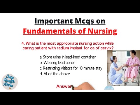 Fundamentals of Nursing।। Important MCQs with answers