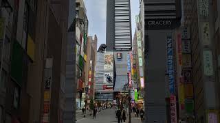 Shinjuku Godzilla at Toho Cinemas #shorts #japanvideo #japantravel #shinjuku