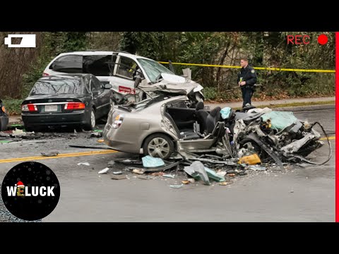 110 SHOCKING Car Crashes Moments Compilation 2024 ! Idiots in Cars Caught On Camera