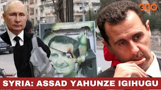 BREAKING: INYESHYAMBA ZAFASHE SYRIA Pres. ASSAD AHUNGIRA MURI RUSSIA|UKO IGIHUGU KIMEZE UBU TUVUGANA