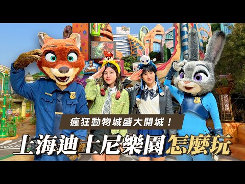 可樂旅遊｜開箱上海迪士尼樂園✨ 瘋狂動物城盛大開城🐰🦊ˊ-