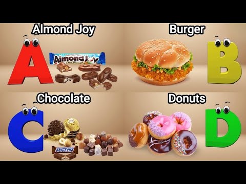 Food ABC Song for Toddler | Phonics for Kids | Alphabet Letters | Learn ABC