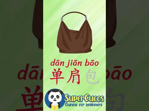 学中文- 单肩包 | Learn Chinese - SHOULDER BAG | Aprender Chino - BOLSO #Shorts