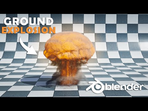 Blender 4.2 Ground EXPLOSION Tutorial Eevee & Cycles