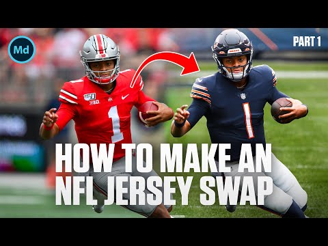 How to Make an NFL Jersey Swap | Part 1 | Changing the Jersey | McManusDesign