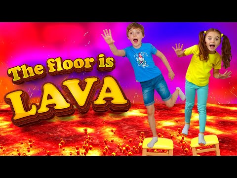 The Floor is Lava + More Preschool Songs | Nick and Poli