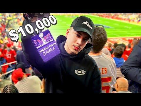 I HAD A $10,000 SEAT AT THE SUPERBOWL!!! (2024 VIP Super Bowl Experience)