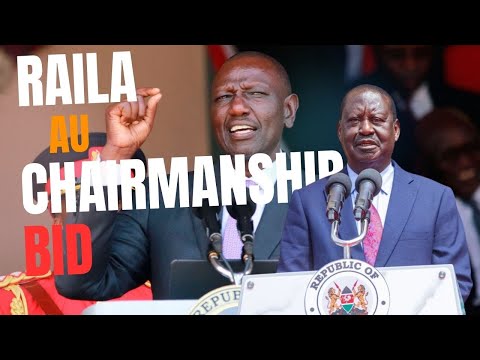 "STATE HOUSE LIVE: PRESIDENT RUTO  OFFICIALLY LAUNCH RAILA'S AUC CANDIDACY!"