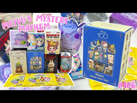 Open 11 Blind Boxes With Me! POP MART DISNEY, POKEMON RE-MENT, ANIME, APHMAU AND MORE! MMM 106