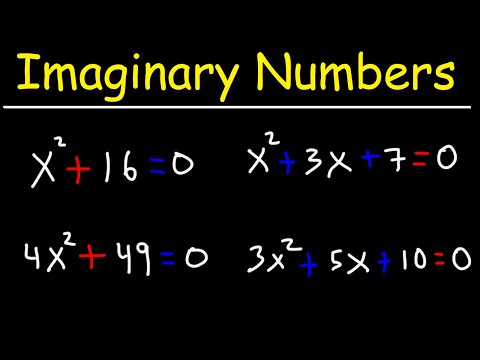 Solving Quadratic Equations With Imaginary Numbers