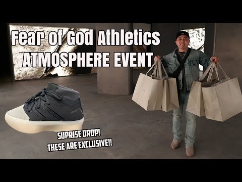 Fear of God Athletics x Adidas Atmosphere Pop Up Shopping Vlog