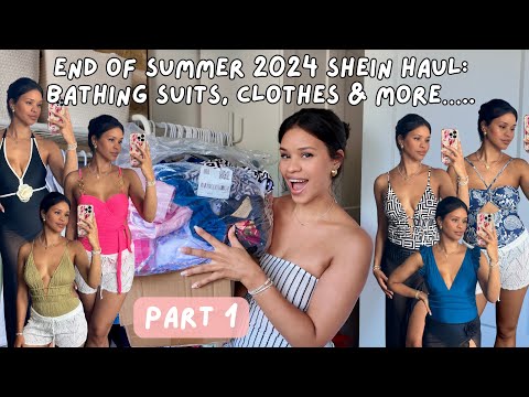 SHEIN End of Summer Try-On Haul (Part 1) | Affordable Swimsuits, Clothes, Accessories & More!