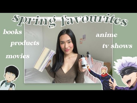 current favourites spring 2021 | LOTS of anime, films, books, products !!