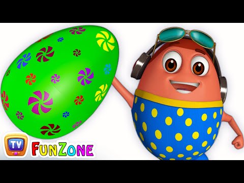 Learn GREEN Colour with Johny Johny Yes Papa | Surprise Eggs Colours Ball Pit Show | ChuChuTV 3D Fun