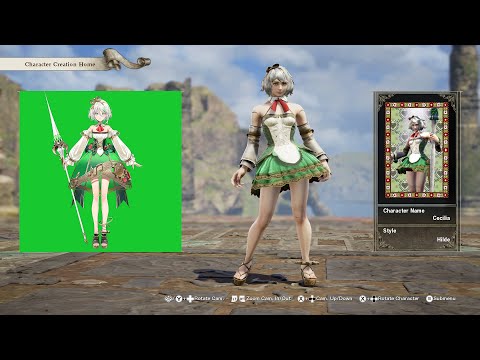 SoulCalibur 6; Cecilia Immergreen (Hololive) custom character video guide by Zeno XC