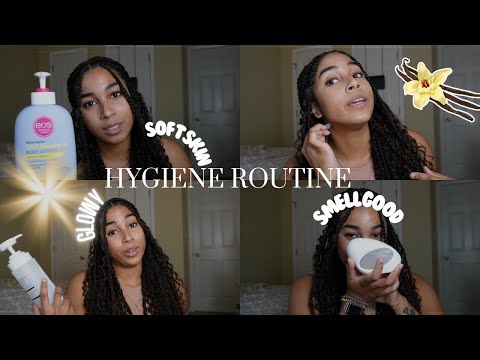 Smell Up The Room GLOWY Hygiene Routine!! (vanilla scents + glowy smooth skin products!!)