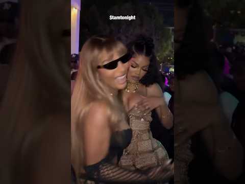 Victoria Monet and Teyana Taylor at Art Basel in Miami !! #tamtonight