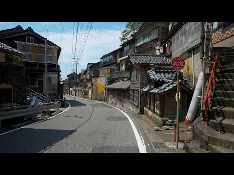 Walking A village in a valley by the sea Japan [4KHDR]散策 海辺にある谷間の集落 福井県越前町