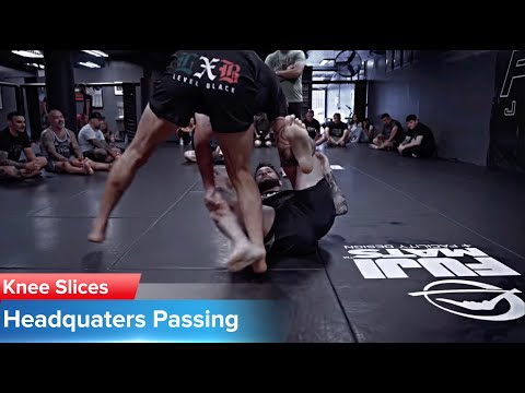 NO GI BJJ Headquarters Passing (Knee Slices)