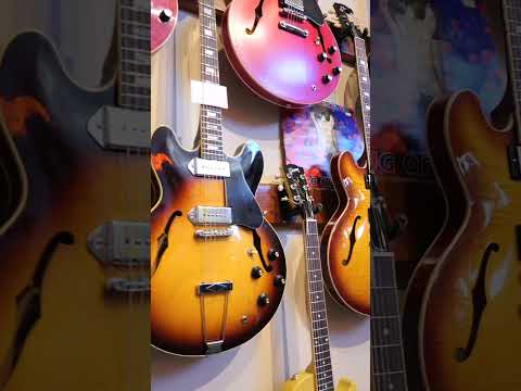 Epic Acoustic Guitar Wall, Pedals, and Guitars!