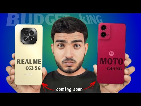 moto g45 5g vs realme C63 5g Full Comparison 🔥Realme ₹-10K✅ G45₹-12K❌ witch is Better { HINDI }