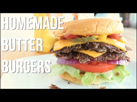 Homemade ButterBurgers, The Culver's Way! - Butter Burger Deluxe Recipe