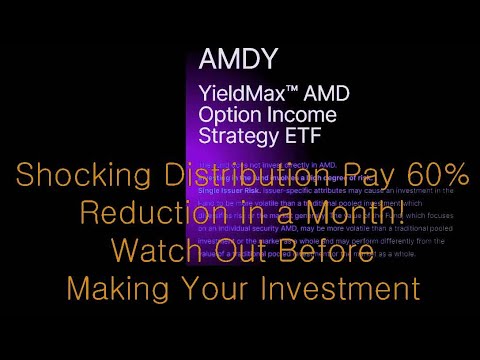 YieldMax Shocking Distribution Pay 60%Reduction in a Month! Beware Before Making Your Investment