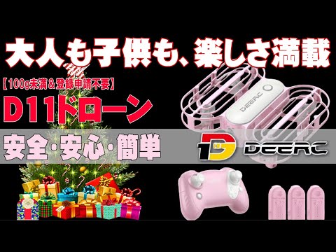 【割引あり】HOLY STONE D11ドローンの紹介です。クリスマスプレゼントに最適な商品です。子供から大人まで楽しめます。購入前の参考にしてください。